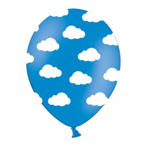 Balão Azul Nuvens